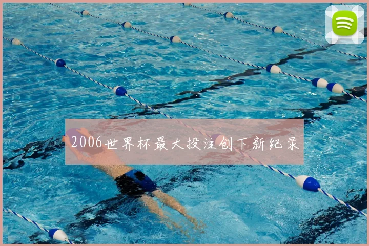 2006世界杯最大投注创下新纪录