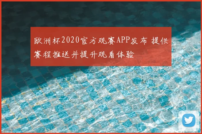 欧洲杯2020官方观赛APP发布 提供赛程推送并提升观看体验